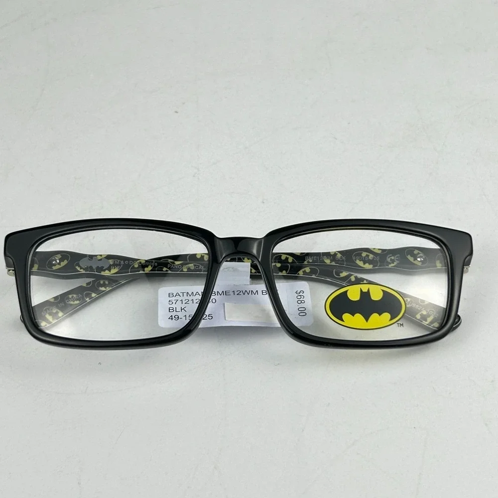 Batman BME12WM 571212340 Unisex Kids Eyeglasses Frame Black Full Rim 49-15-125mm